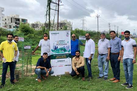 CREDAI Green Vadodara Tree Plantation Drive - 2020