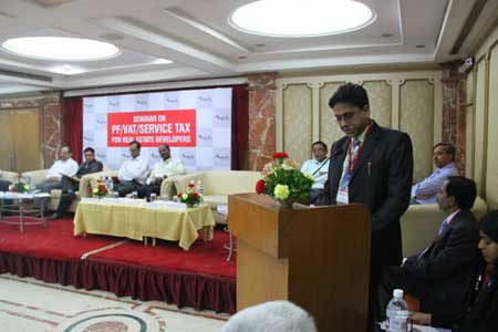 Seminar on PF VAT ServiceTax for Real Estate Developers - 2012